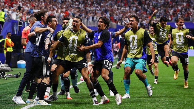 Statistik Inggris vs Argentina, Dominasi Albiceleste Berujung Kemenangan Dramatis 2-1
